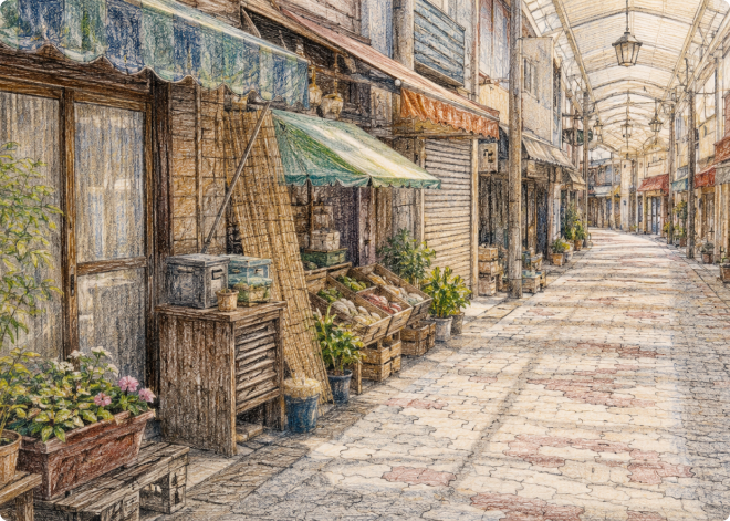 商店街を支えた10年