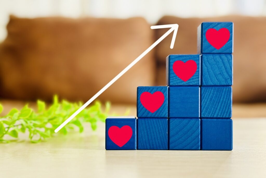 相手と適度な距離感をとって接する