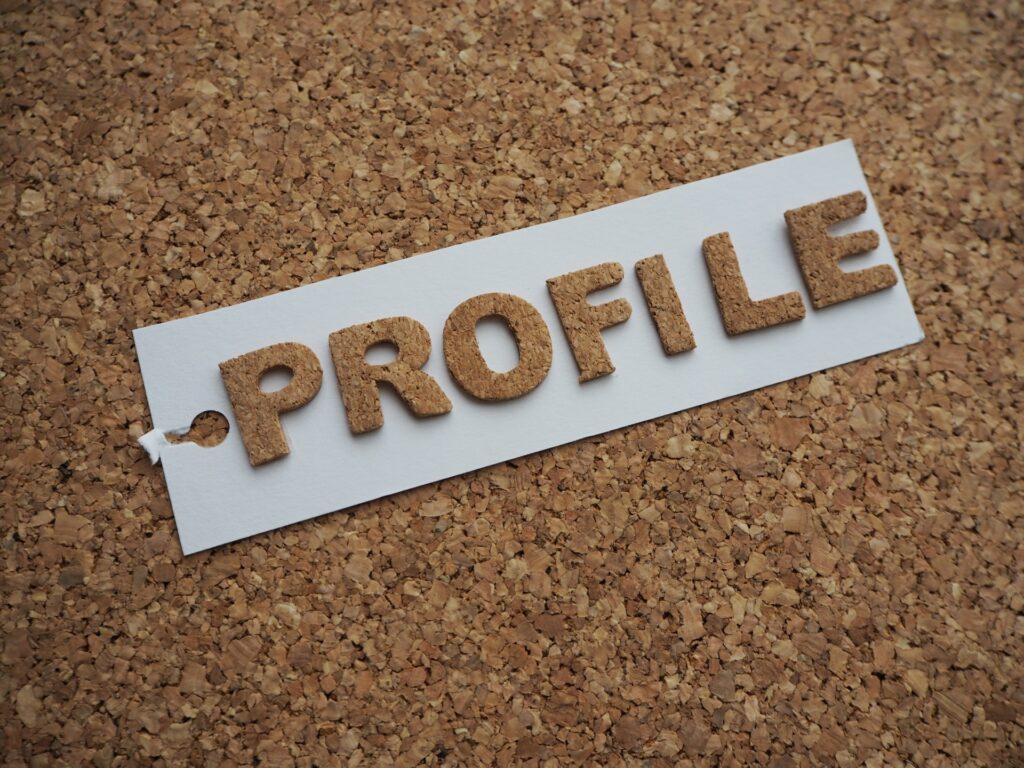 プロフィール内容が極端に少ない会員